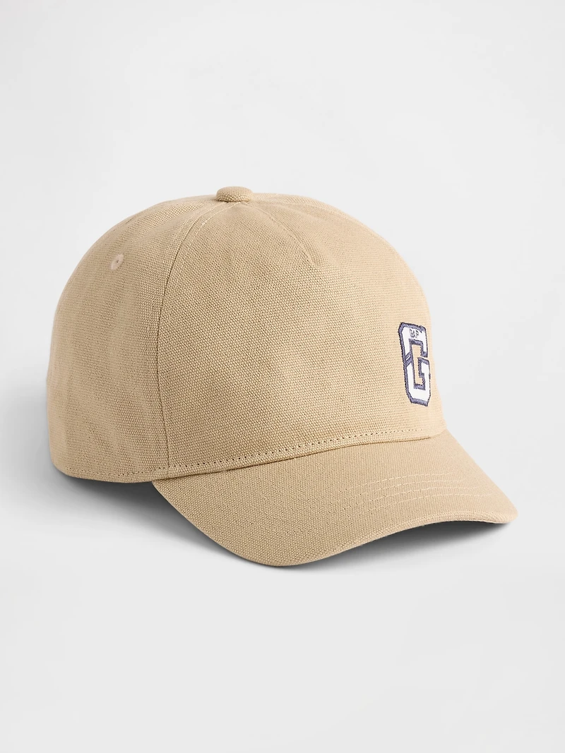 Kids Organic Cotton Logo Baseball Hat