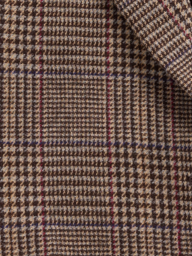 Relaxed Houndstooth Blazer