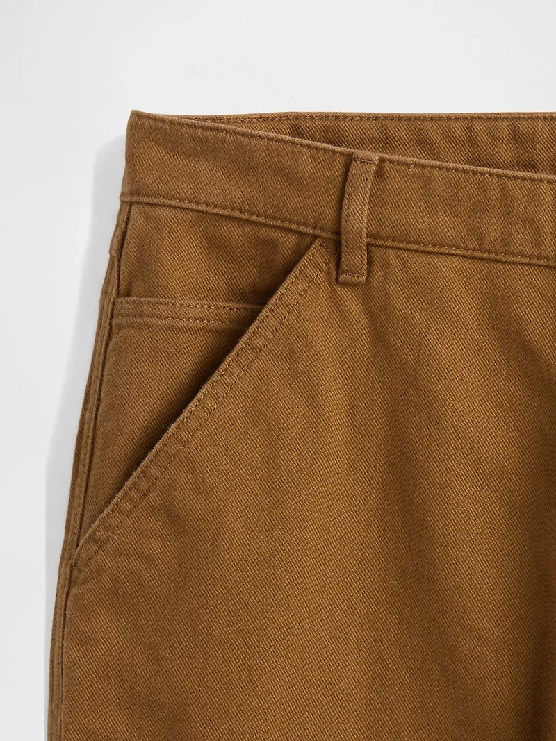 Relaxed Straight Utility Khakis