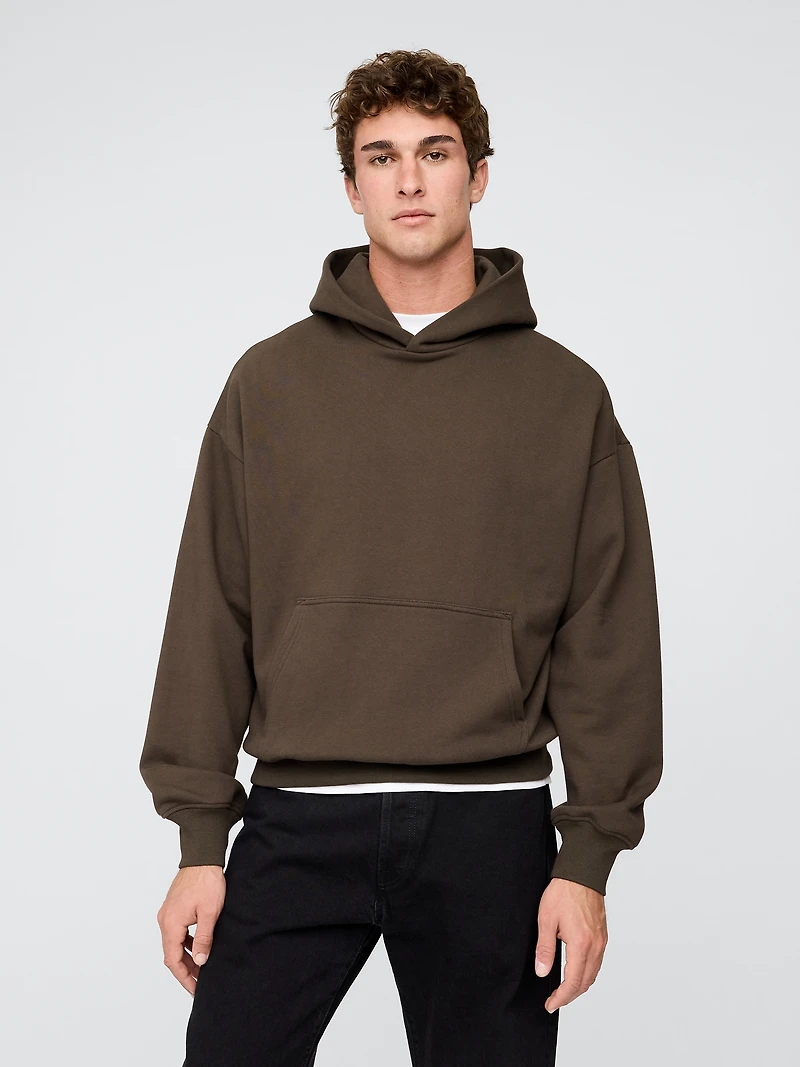 Chandail à capuchon épais surdiMen'sionn