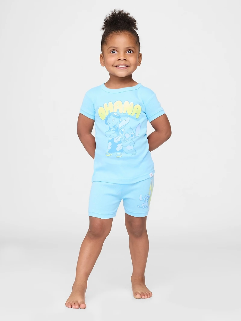 Pyjama en coton biologique brossé Lilo et Stitch pour Bébé Tout-petit