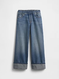 Kids Low Rise Easy Wide-Leg Baggy Jeans
