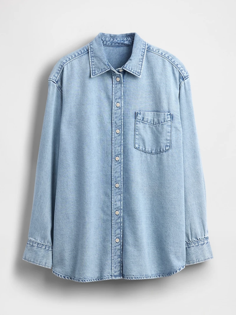 UltraSoft Denim Big Shirt
