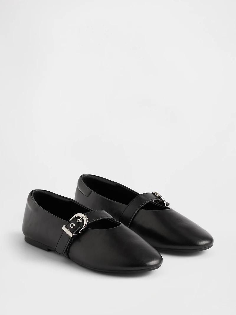 Kids Buckle Mary Jane Flats