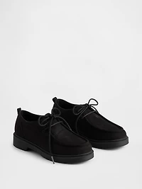 Kids Vegan Suede Loafers