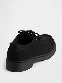 Kids Vegan Suede Loafers