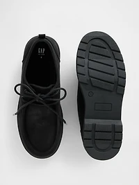 Kids Vegan Suede Loafers