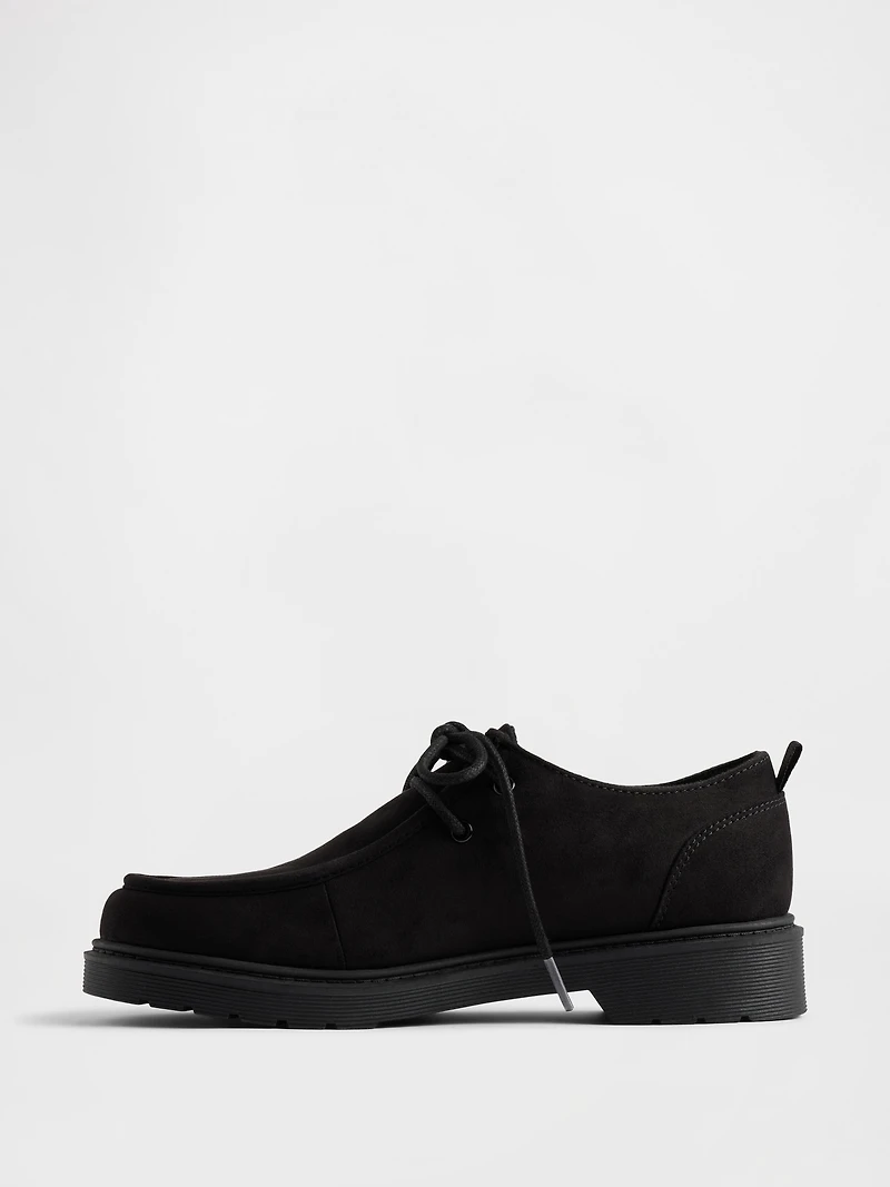 Kids Vegan Suede Loafers