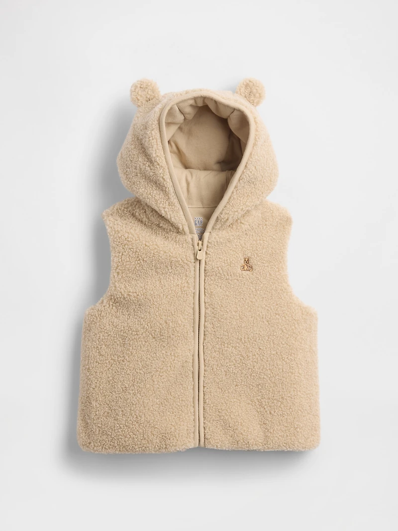 Baby Sherpa Hooded Vest