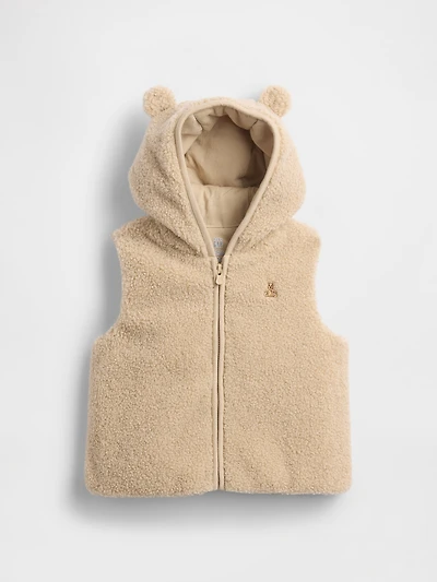 Baby Sherpa Hooded Vest