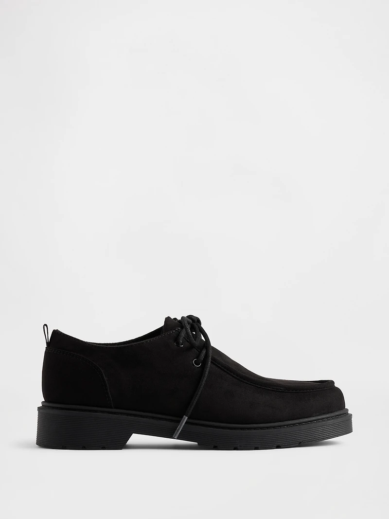 Kids Vegan Suede Loafers