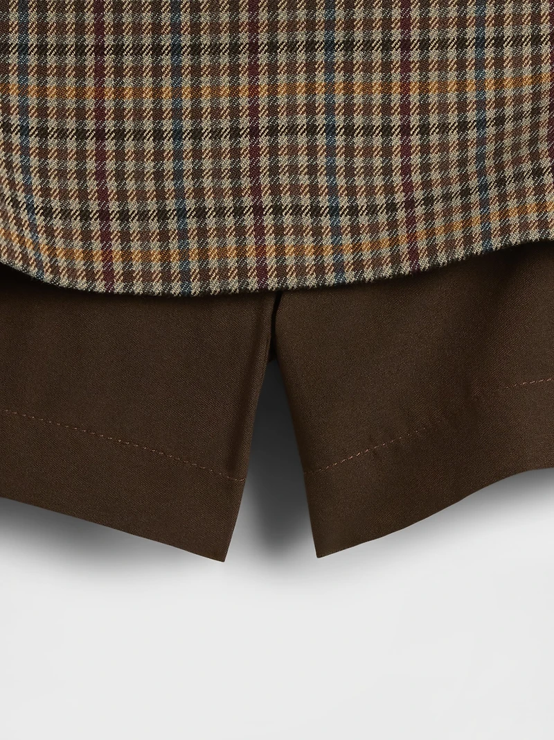 Herringbone Mini Skort