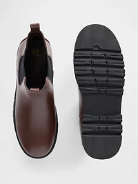 Kids Vegan Leather Chelsea Boot