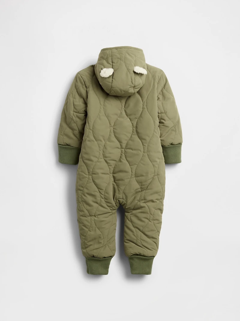 Baby Quilted Sherpa One-Piece