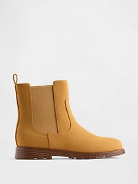 Kids Vegan Suede Chelsea Boots