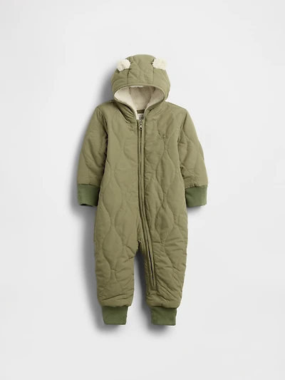 Baby Quilted Sherpa One-Piece