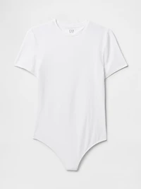 CloseKnit Jersey T-Shirt Thong Bodysuit