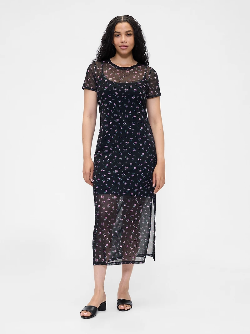 Mesh Maxi Dress
