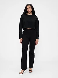 High Rise Ponte Boot Pants