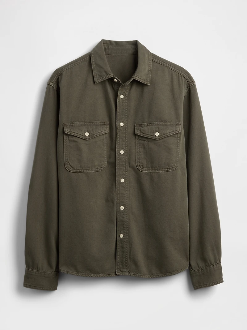UltraSoft Denim Relaxed Shirt