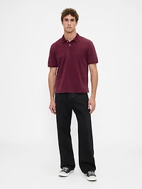 Relaxed Pique Polo Shirt Shirt