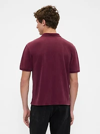 Relaxed Pique Polo Shirt Shirt