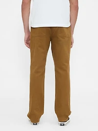 Relaxed Straight Utility Khakis