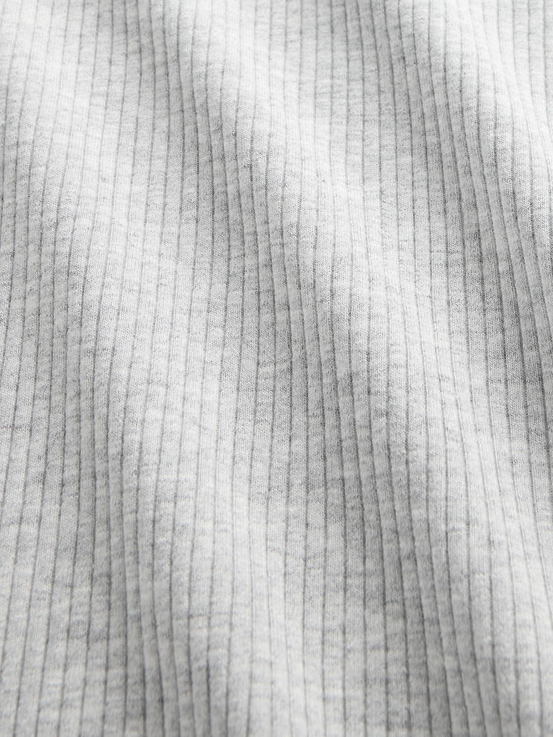 Modern Rib Scoop Crop T-Shirt