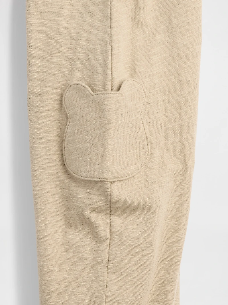 Baby Organic Cotton Bear Pocket One-Piece