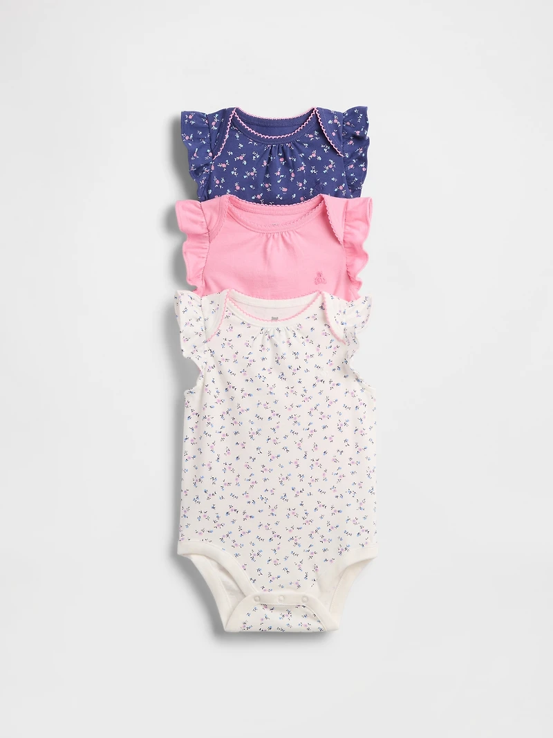Baby First Favorites Organic Cotton Ruffle Bodysuit