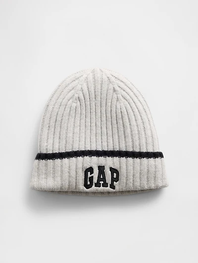 Kids CashSoft Rib Logo Beanie