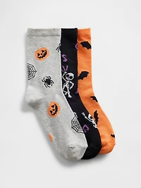 Kids Halloween Crew Socks