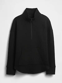 GapFit Quilted Jacquard Half-Zip Pullover