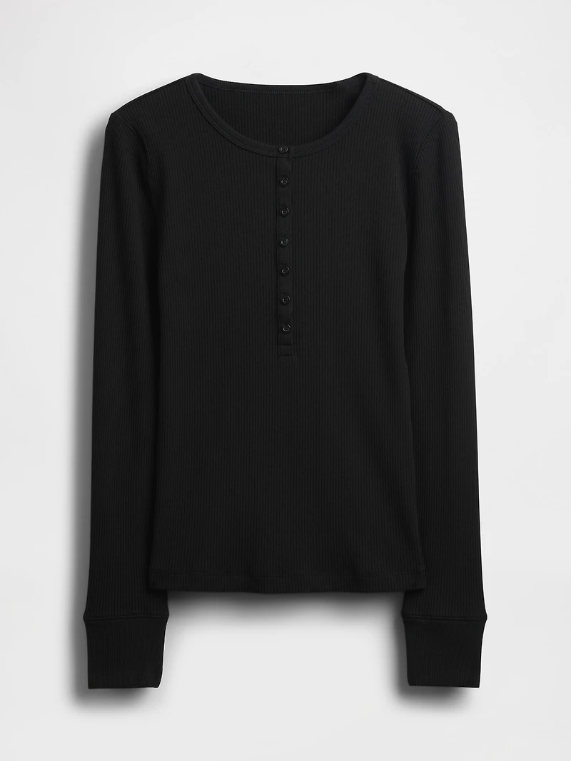 Modern Rib Henley T-Shirt