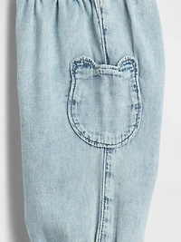 Baby Bear Pocket Denim Joggers