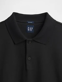 Heavyweight Oversized Polo Shirt Sweatshirt