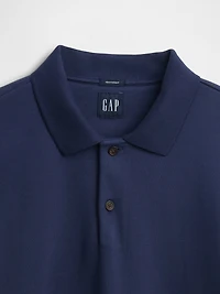 Heavyweight Oversized Polo Shirt Sweatshirt