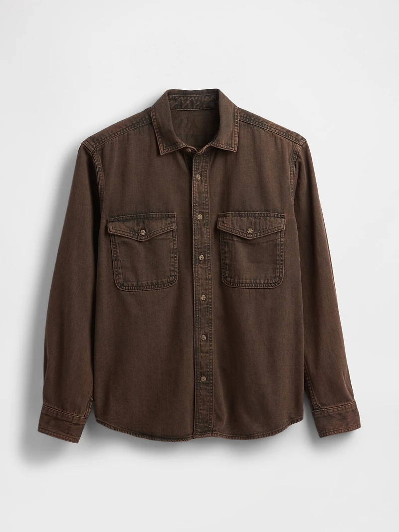Denim Relaxed Shirt