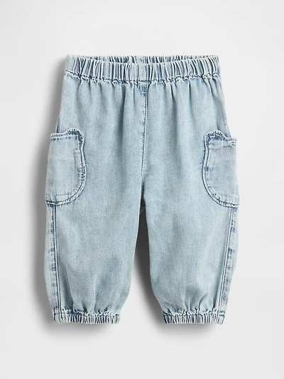 Baby Bear Pocket Denim Joggers