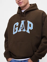 Chandail à capuchon épais surdiMen'sionné logo