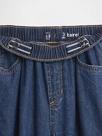 Jean coupe baril à taille élastique pour Bébé et Tout-petit