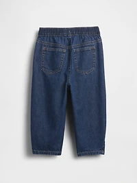 Jean coupe baril à taille élastique pour Bébé et Tout-petit