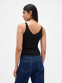 Rib Sweater Tank Top