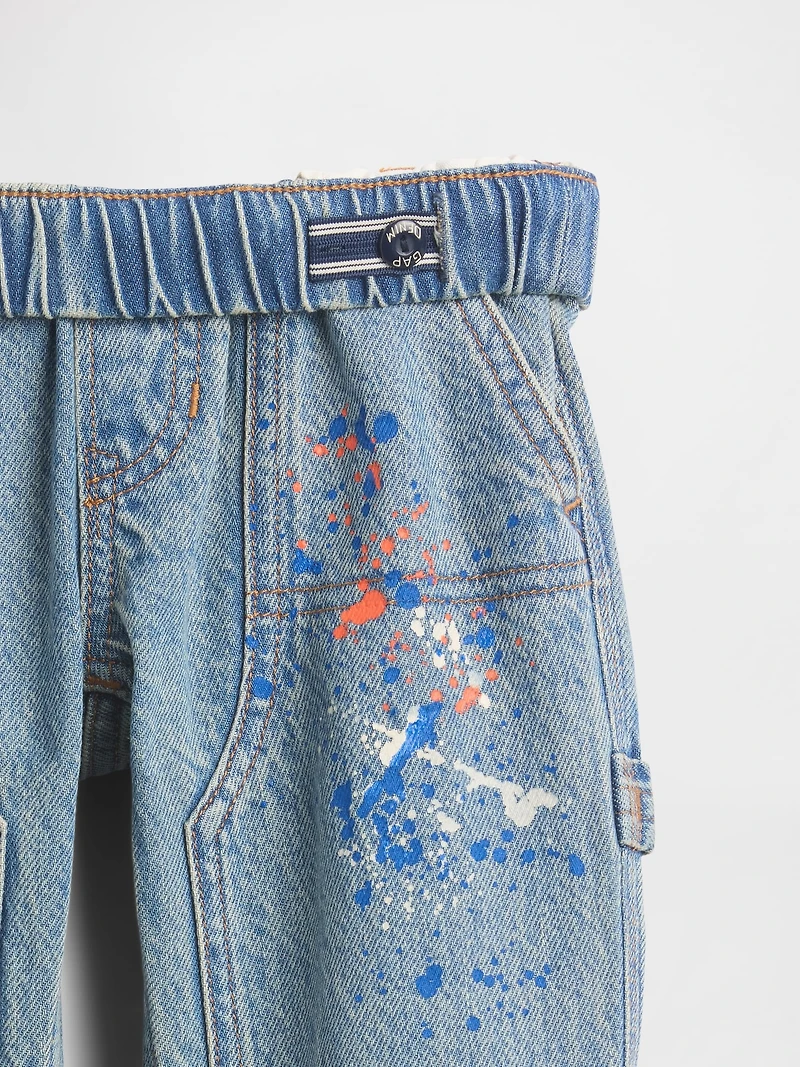 Jean coupe menuisier à taille extensible pour Bébé et Tout-petit