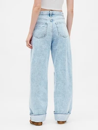 High Rise Barrel Jeans