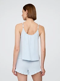 Linen-Blend PJ Cami
