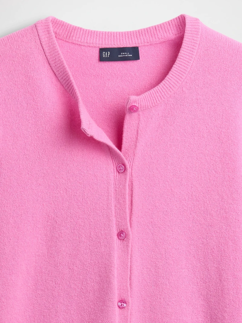 CashSoft Crop Cardigan
