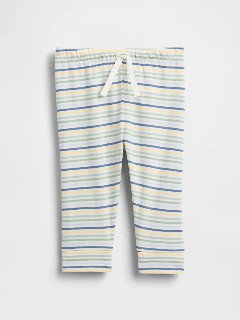 Pantalon Premiers essentiels à taille extensible en coton biologique pour Bébé