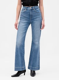 High Rise Relaxed Flare Jeans