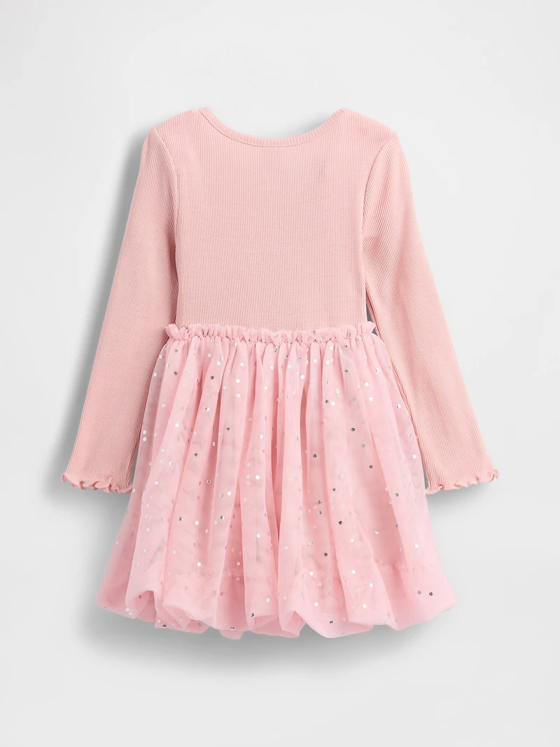 Baby & Toddler Mixed Media Bubble Dress
